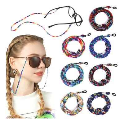 7 Piezas De Correas Para Gafas, Cadenas Y Cuerdas Antidesliz Multicolor | MercadoLibre