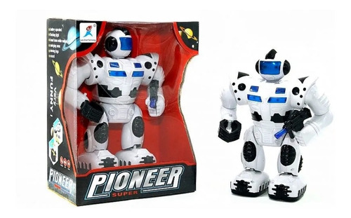 Robot Pionner Camina Luces Y Sonido