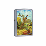 Encendedor Zippo 28010 Pheasants Faisan Detalles Estetica 