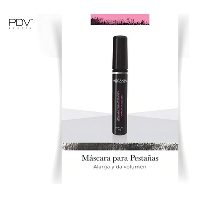 Máscara de Pestañas Argania Cosmetics con Aceite de Argán Alargador y Rizador | Envío gratis