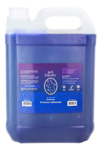 Shampoo Pet Branqueador Para Gatos E Cães Profissional 5l