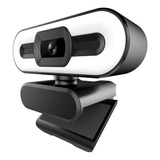 4k Usb Webcam Microfone Embutido Iluminação Vídeo Web Cam