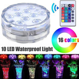 Led Piscina Luz Decorativa 4pcs Colorido Com Controle