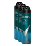 Kit 3 Desodorante Rexona Men Impacto 72h 150ml