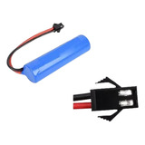 Bateria Carrinho 3,7 V 14500 850 Mah Li-ion Conector Sm-2p