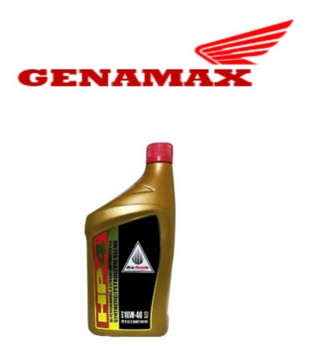 Aceite Pro Honda Hp4 Semi Sintético 10w 40  Genamax