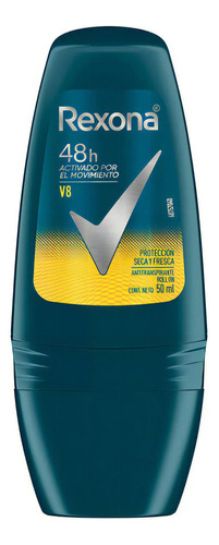 Desodorante Rexona Hombre Roll On V8 X - mL a $300