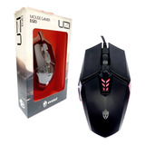 Mouse Gamer Barato Uzi Eg113 Evolut Rgb Com Fio Novo + Nfe