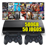 Ps3 + 50 Jogos + 2 Controle 