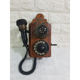 Antiguo Telefono De Pared De Coleccion E F T 100.000