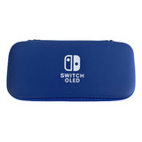 Estuche Rigido Nintendo Switch Oled Color Azul