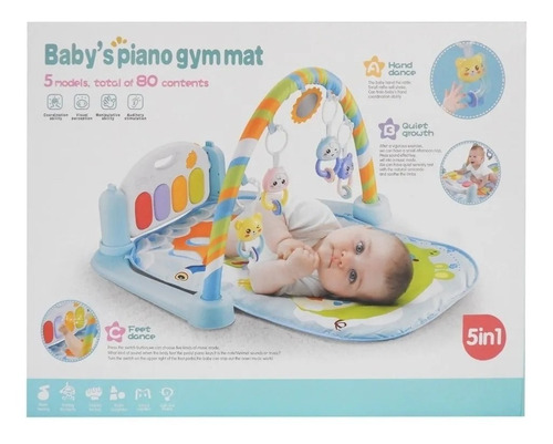 Gimnasio Para Bebe C/ Manta-piano Luz Y Sonido 1700155