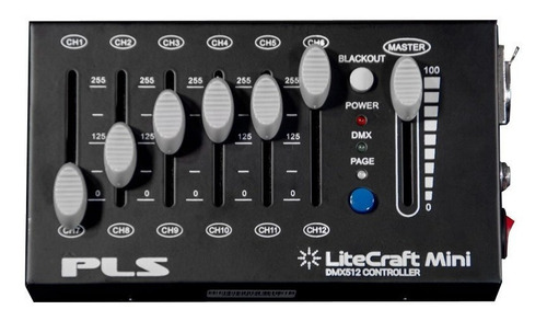 Consola Dmx De 12 Canales Pls Litecraft Mini