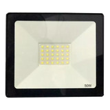 Kit4 Refletor Led Holofote 50w Smd Eco Branco Frio Ip66 Mini