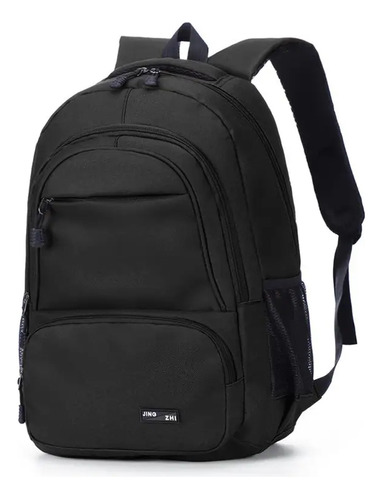 Mochila Universitaria Escolar Reforzada Porta Notebook 15.6 Resistente Urbana Calidad Premium - Color Negro