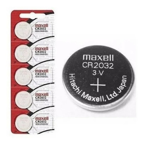 Bat Cr2032 3v Maxell Blister Com 05 Unidades 