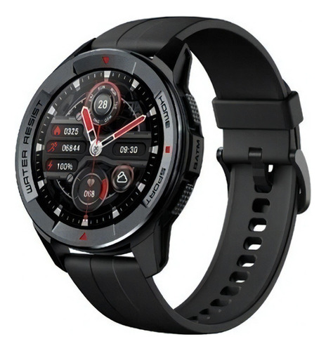 Reloj Inteligente Mibro X1 Sport Amoled 5 Atm Advenc, Color De La Carcasa: Negro, Color De La Correa: Negro