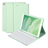 Funda C/teclado Bqss Para iPad 9g/8g/7g 10.2in Wireles/green