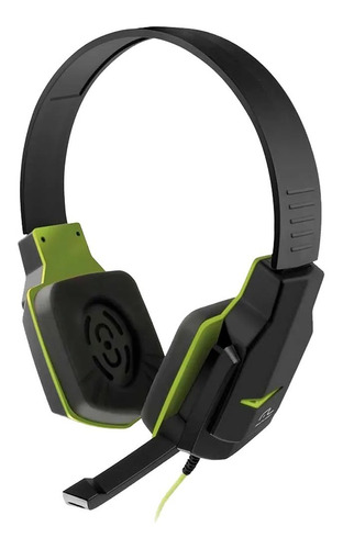 Fone Headset Gamer Para Computador P2 Preto/verde