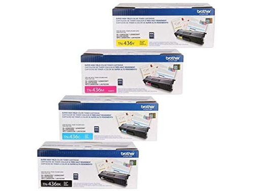 Brother Tn-436 Super High Yield Toner Cartridge Set (6500 Re