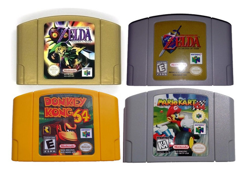  Zelda Ocarina + Zelda Majoras + Mario Kart + Donkey64 R-pr0