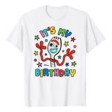 Toy Story - Forky Es Mi Polera De Cumpleaños