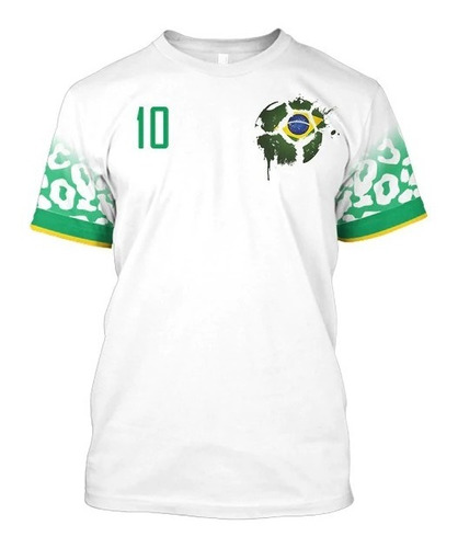 Camiseta Camisa Brasil Copa 2022 Hexa Seleção Brasil Md4