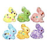 Pack 6 Conejos De Pascua De Espuma Decorativos Coloridos