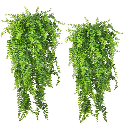 Plantas Artificiales Boston Ferns Colgantes De Vides Falsas