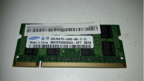 Memoria Notebook Soddim Ddr2 2gb 800mhz