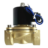 Electroválvula Solenoide Metalica 1 Inch 110v Gas Agua Aire