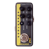 Pedal De Efecto Mooer Uk Gold 900 Micro Preamp 002 Color Negro