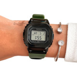 Reloj Tressa Unisex Mod Ginny ! ..amsterdamarg... Malla Negro Con Verde