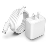 Cargador 20w+cable 2m Usb-c Para iPhone 14/13/12/11/x/8/iPad
