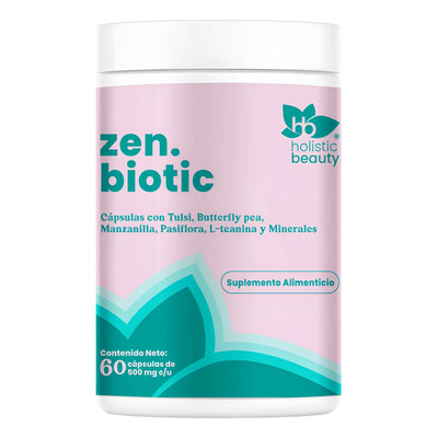 Magnesio + Zinc 60 Caps con Tulsi | Suplemento natural contra el estrés y el cortisol | Complemento para Rutinas Activas | Meses sin interés