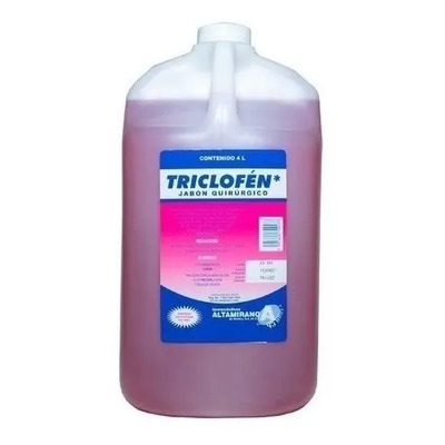 Jabón Quirúrgico Desinfectante Triclofen 4 Litros | MercadoLibre
