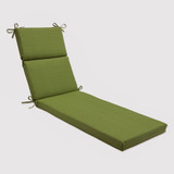 Indoor/outdoor Forsyth Chaise Lounge Cushion, Green