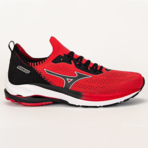 Tênis Mizuno Wave Zest Color Vermelho/preto - Adulto 42 Br