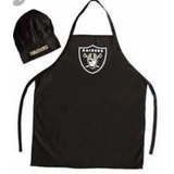 Mandil Y Gorro De Chef De Oakland Raiders, Producto Oficial