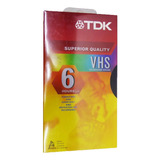 10 Cintas De Vídeo Virgin Vhs Tdk, T-120, Calidad Superior