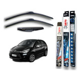 Kit 3 Escobillas Flex Citroen C3 2019 2020 2021 2022 2023