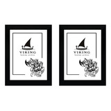 Set De 2 Cuadros Decorativos Modernos 40x50 Con Vidrio Vgo