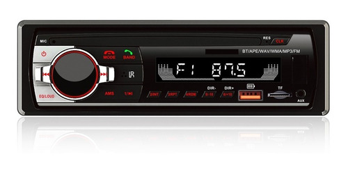 Reproductor Mp3, Radio Fm Con Aux, Carga Usb Para Auto