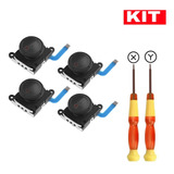 4 X Joystick 3d  Nintendo Swicht Para Joycon + Desarmador 