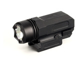 Lanterna Tática Led Laser Vermelho Trilho 20mm,22mm Airsoft