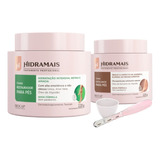 Kit Hidramais Pés: Restaurador + Esfoliante Cubeta Espátula