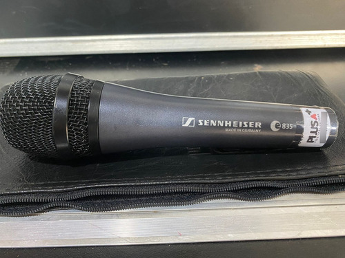 Microfone Sennheiser E 835 Dinâmico  Cardióide Preto