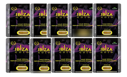 Ibiza Gold Masculino 10 Pzs 