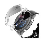 Capa De Relógio Silicone Transparente 360° Para Smartwatch