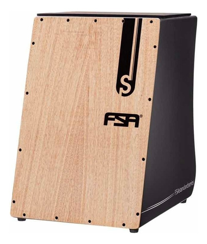 Cajon Fsa Fs2501 Standard Eletroacústico Preto